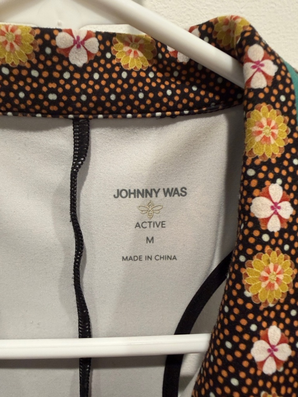Johnny Was Black Floral Sleeveless Shift Dress with Embellished Collar - Picture 7 of 8
